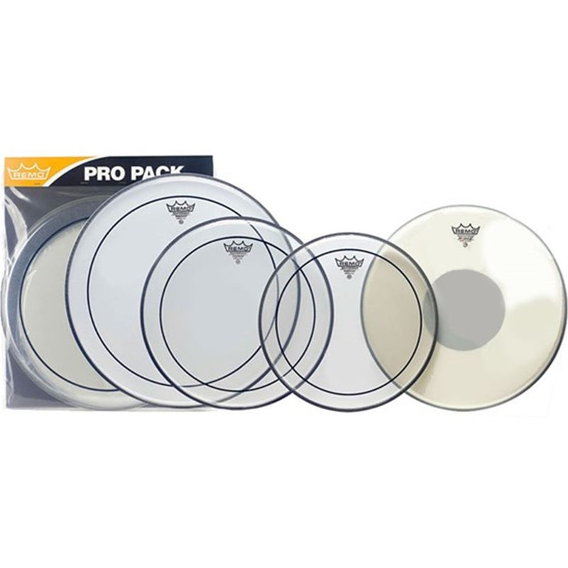 Remo PP-0320-PS Pinstripe Clear Rock Pro Pack - Set of 4 Heads