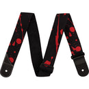 Jackson 2" Splatter Strap - Black & Red
