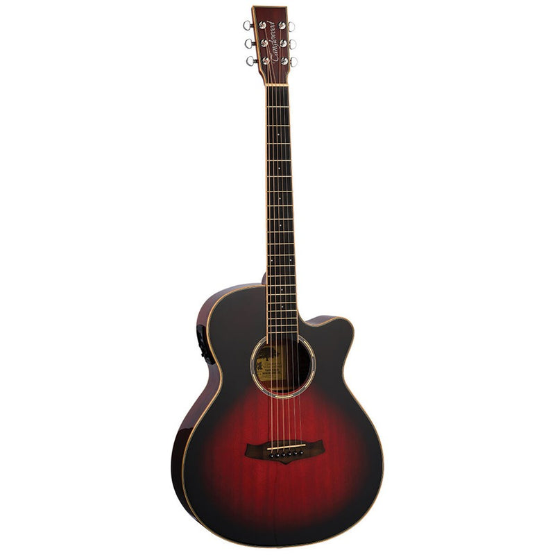 Tanglewood Winterleaf Pro Superfolk Acoustic Guitar w/ Pickup - Antique Vintage Burst