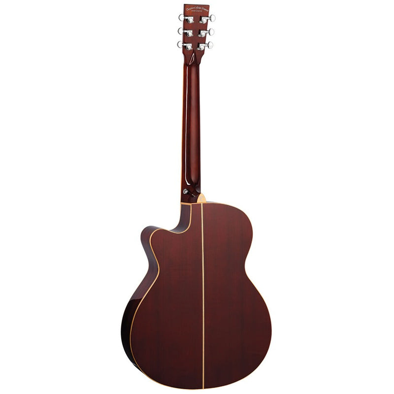 Tanglewood Winterleaf Pro Superfolk Acoustic Guitar w/ Pickup - Antique Vintage Burst