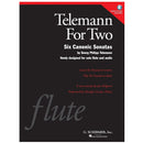 Telemann for Two  - 6 Canonic Sonatas for Flute Book & OLA