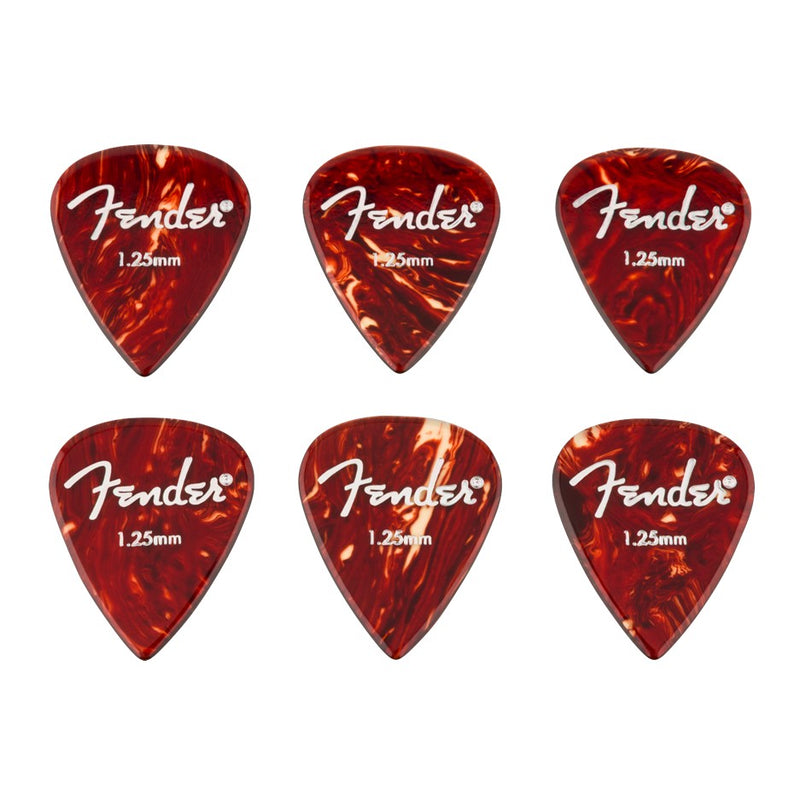Fender Aero Acrylic Guitar Pick Pack (6), 351 Shape - 2.0mm