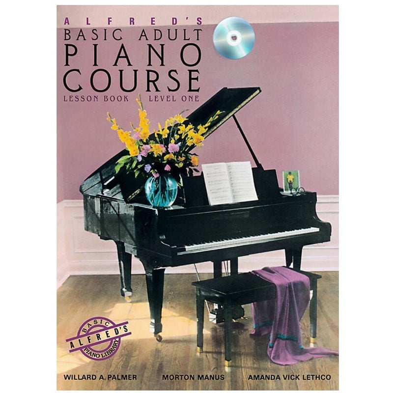 Alfred's Basic Adult Piano Course Lesson Book 1 w/ CD