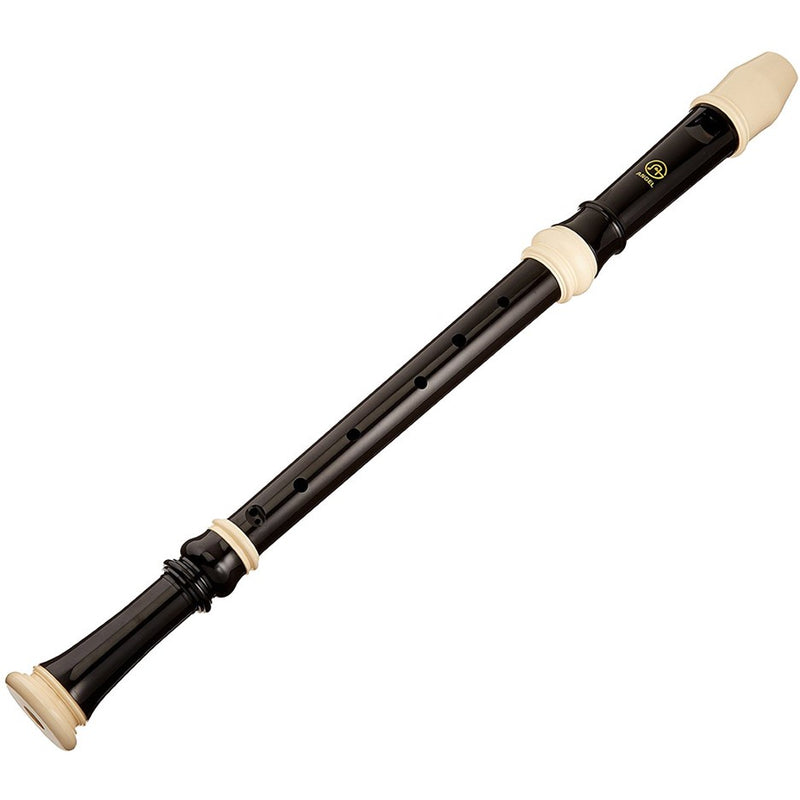 Angel AWR-TN Tenor Recorder w/ Cream & Cleaning Rod - Key of C - Dark Brown