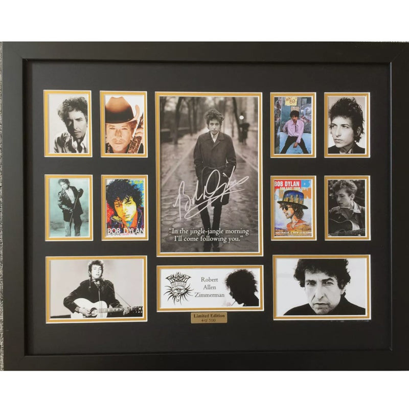 Bob Dylan Signed Limited Edition Memorabilia - Only 500 Made