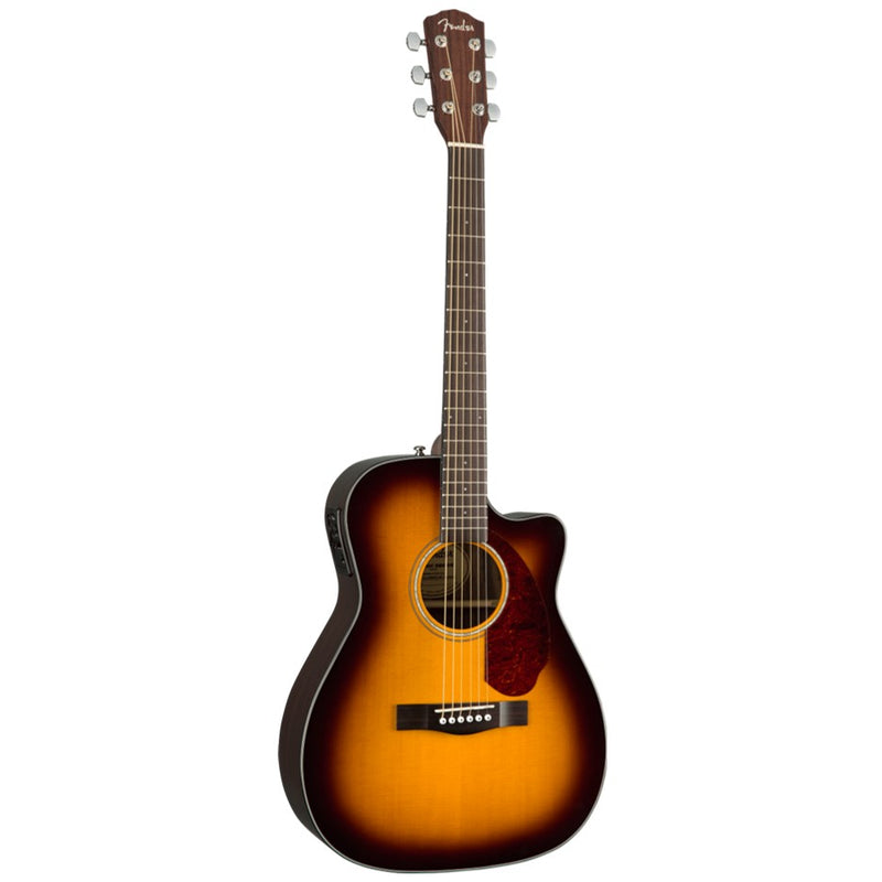 Fender Classic Design CC-140SCE Concert Acoustic Electric Guitar w/ Case - Sunburst