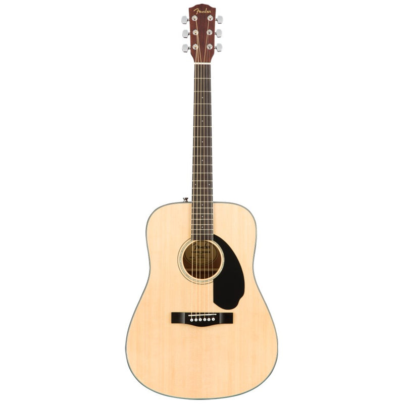 Fender CD-60S Solid Top Dreadnaught Acoustic Guitar - Natural