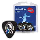 AFL Team Guitar Plectrums - Select Your Team - 5 pack