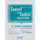 Concert & Contest Collection for Solo Tenor Saxophone
