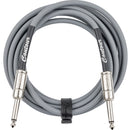 Fender Contour Series Instrument Cable, 10' - Inca Silver
