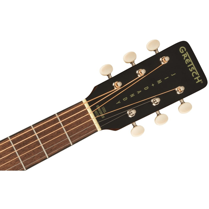 Gretsch Jim Dandy Deltoluxe Dreadnought Acoustic Guitar w/ Pickup - Black Top