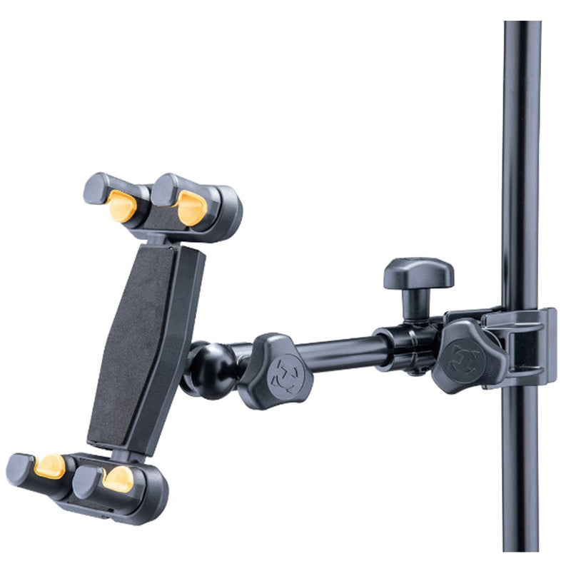 Hercules DG307B 2 in 1 Tablet and Phone Holder for Microphone Stands