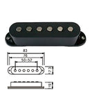 Dr. Parts DRSCB Single Coil Electric Guitar Pickup Black