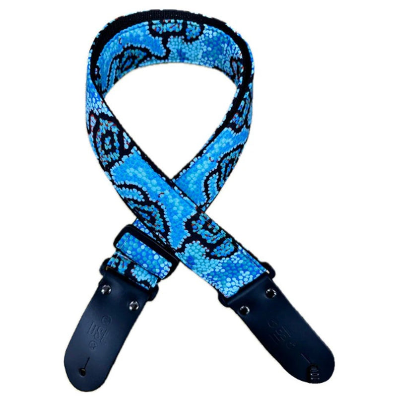 DSL IND20 Guitar Strap - Water Dreaming