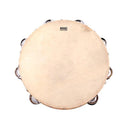 Mano Percussion ED624 10" Non-Tunable Tambourine w/ 16 Jingles - Natural
