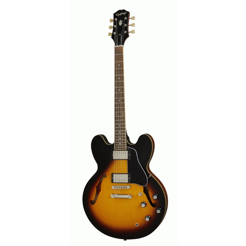 Epiphone ES335 Semi Hollow Electric Guitar w/ Original Hard Case - Vintage Sunburst *Pre-Loved*