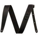 Fender Essentials Leather Guitar Strap, 2" - Black