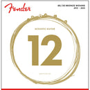 Fender 70L 80/20 Bronze Acoustic Guitar Strings - Light, 12-52