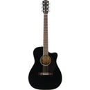 Fender CC-60SCE Concert Acoustic Guitar w/ Pickup - Black