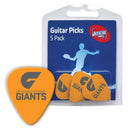 AFL Team Guitar Plectrums - Select Your Team - 5 pack