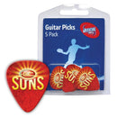 AFL Team Guitar Plectrums - Select Your Team - 5 pack