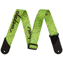 Jackson 2" Cracked Mirror Guitar Strap - Green