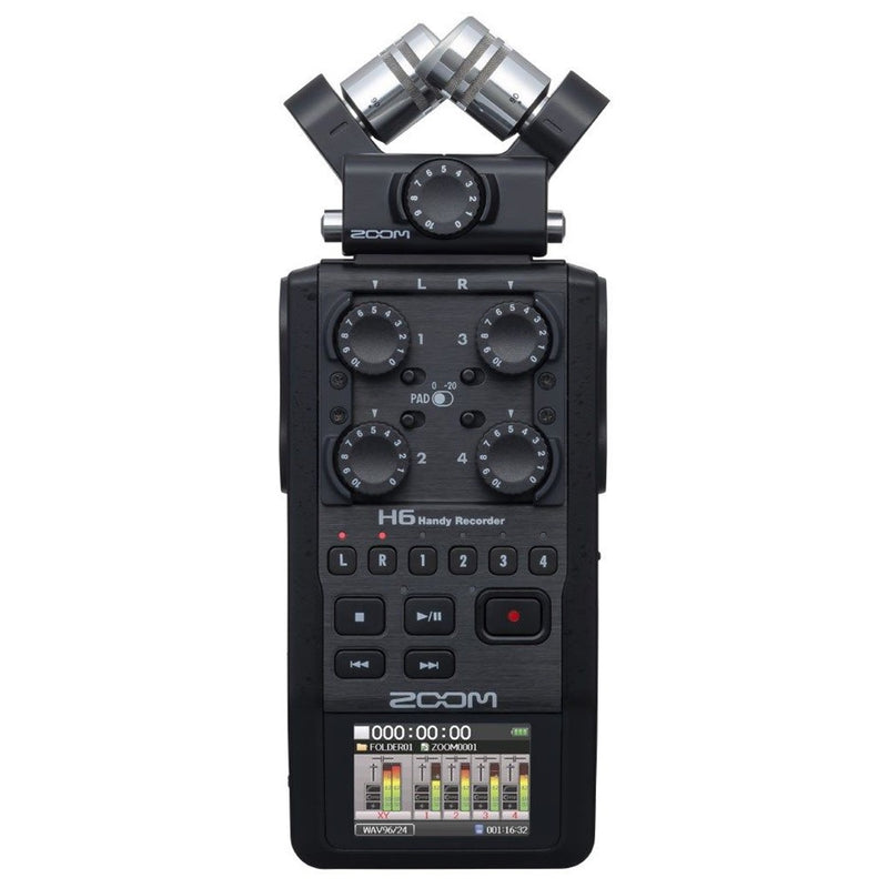 Zoom H6 Essential 32-bit 6-Track Portable Handheld Recorder