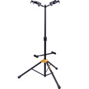 Hercules GS422BPLUS Auto Grip Double Guitar Stand w/ Folding Yokes