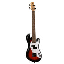 Kala UBASS-SB-TB-FS Solid Body 4-String, Fretted - Tobacco Burst