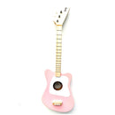 Loog Mini Acoustic Guitar for Kids (Ages 3+) w/ Flashcards & App - Pink