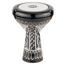Meinl HE-1018 Mini Darbuka, Hand Engraved Aluminium, 4" - Black
