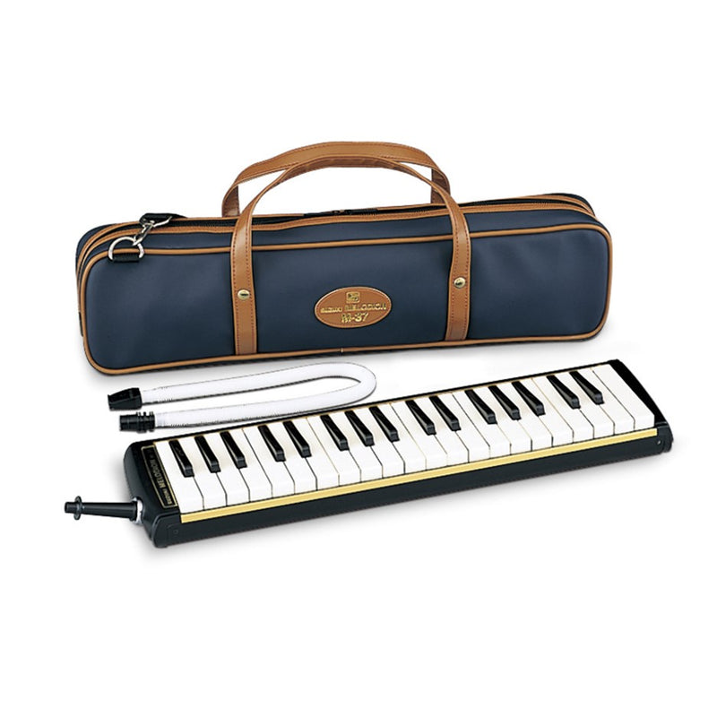 Suzuki M-37C Melodion Deluxe Melodica w/ Case - Black