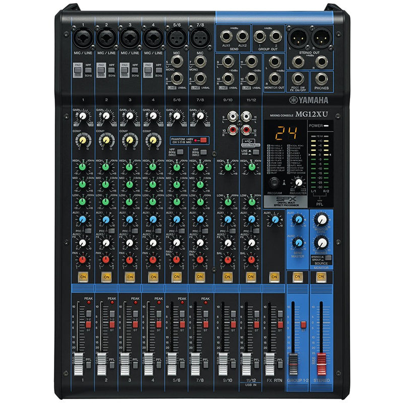 Yamaha MG12XU 12-Channel D-PRE Mixer w/ FX & USB
