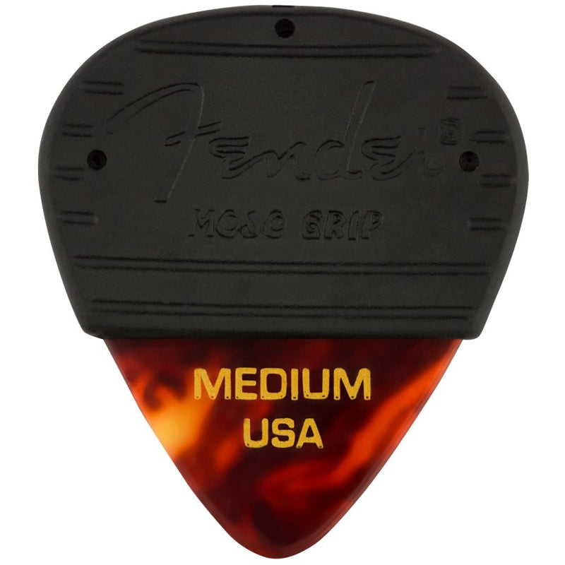 Fender Mojo Grip Celluloid Picks Tortoiseshell 3-Pack - Medium