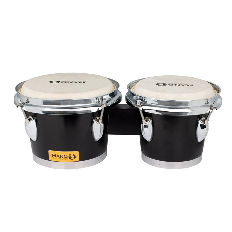 Mano Percussion MPB123 6" & 7" Junior Bongos - Matte Black