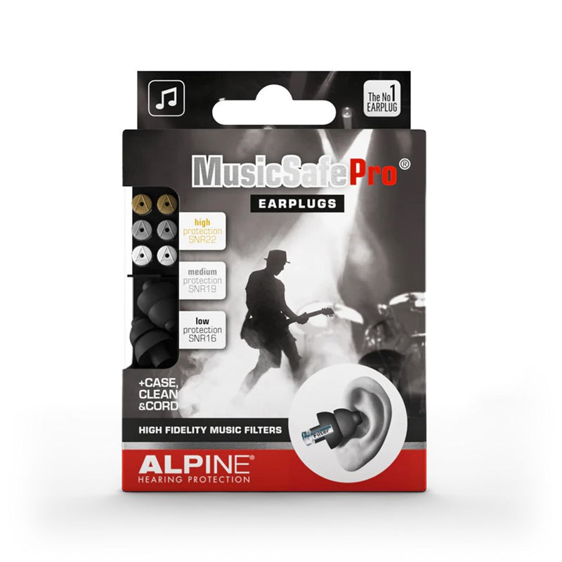 Alpine MusicSafe Pro Earplugs - Black