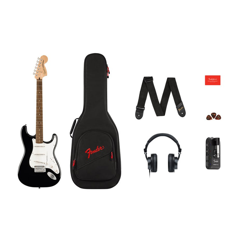 Squier Affinity Series Stratocaster Pack w/ Mustang Micro