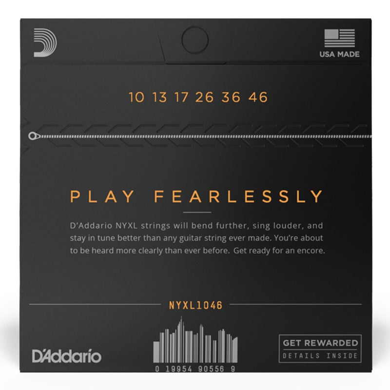 D'Addario NYXL1046 Nickel Wound, Regular Light, 10-46