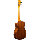 Ohana BK-35GCE All-Solid Mahogany Baritone Ukulele w/ Cutaway, Pickup & Gig Bag
