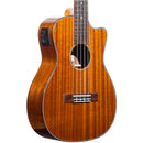 Ohana BK-35GCE All-Solid Mahogany Baritone Ukulele w/ Cutaway, Pickup & Gig Bag