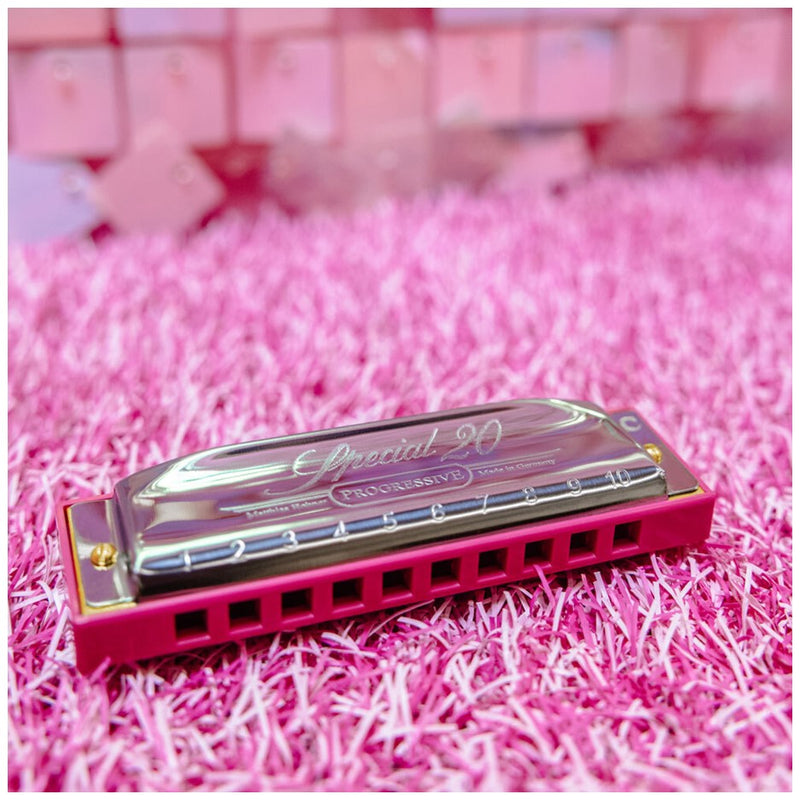 Hohner Limited Edition Pink Special 20 Harmonica, Key of C