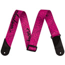 Jackson 2" Cracked Mirror Guitar Strap - Pink