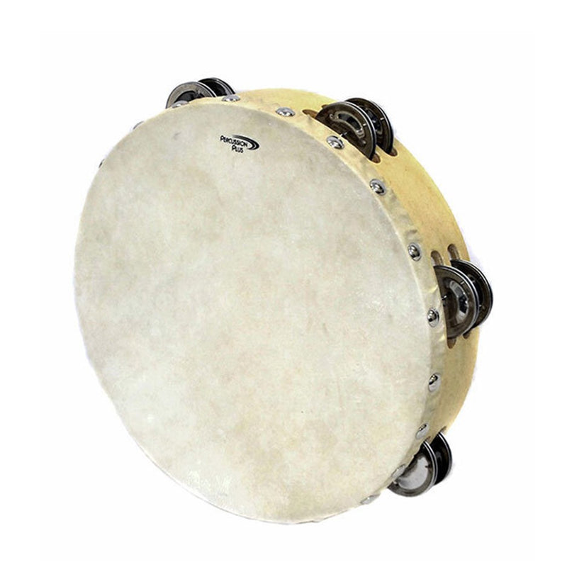 Percussion Plus 9" Tambourine 8 Jingles w/ Head