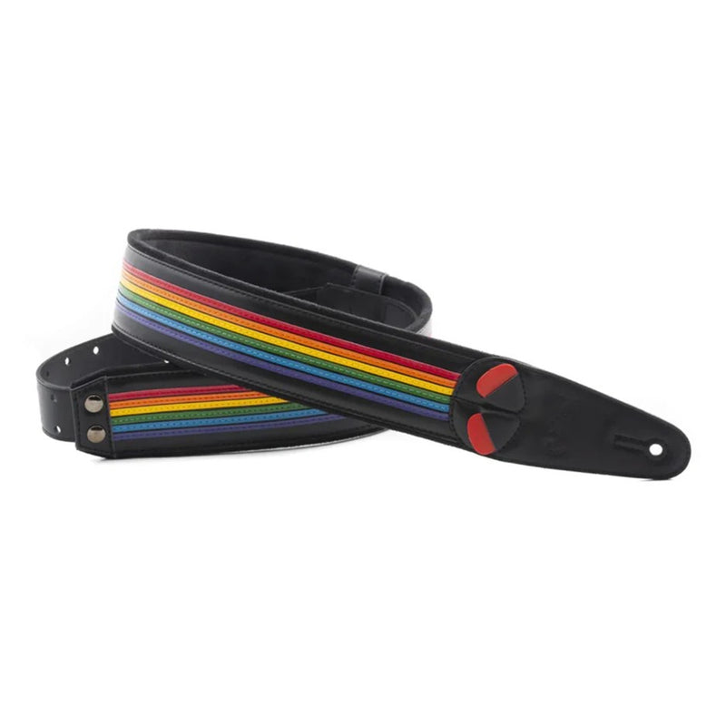 Right On Straps Guitar Strap - Prisma Rainbow