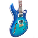 PRS SE Custom 24 Semi Hollow Piezo Electric Guitar in Lake Blue