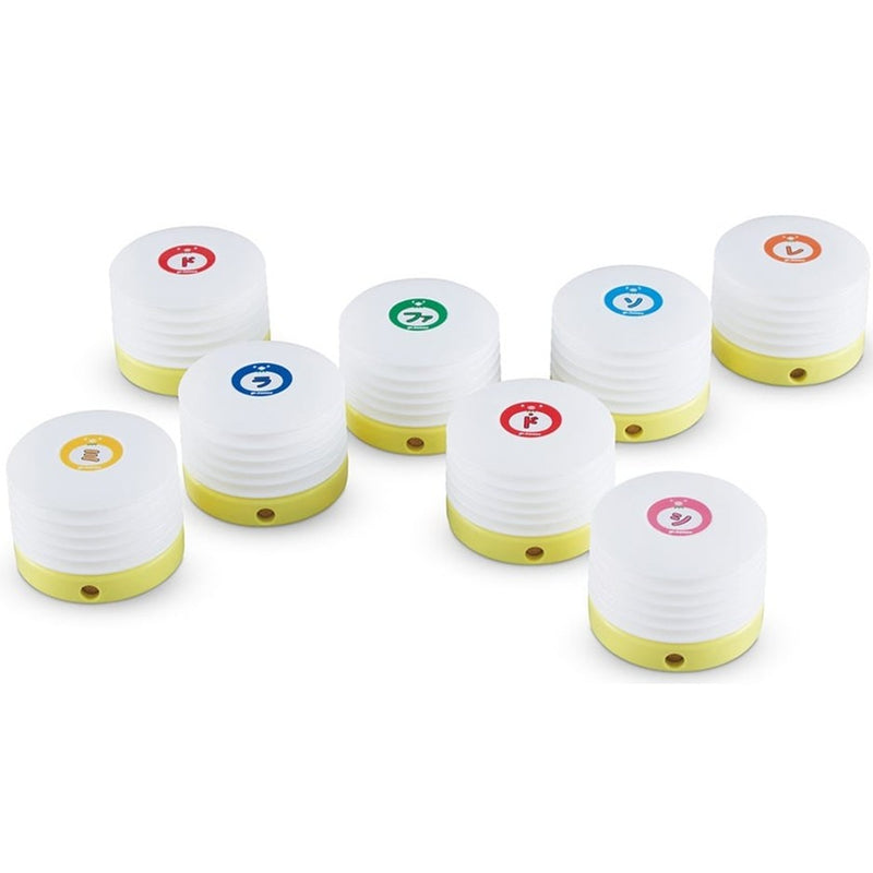 Suzuki P-Tunes Musical Push Pump Set of 8 - C Major Diatonic