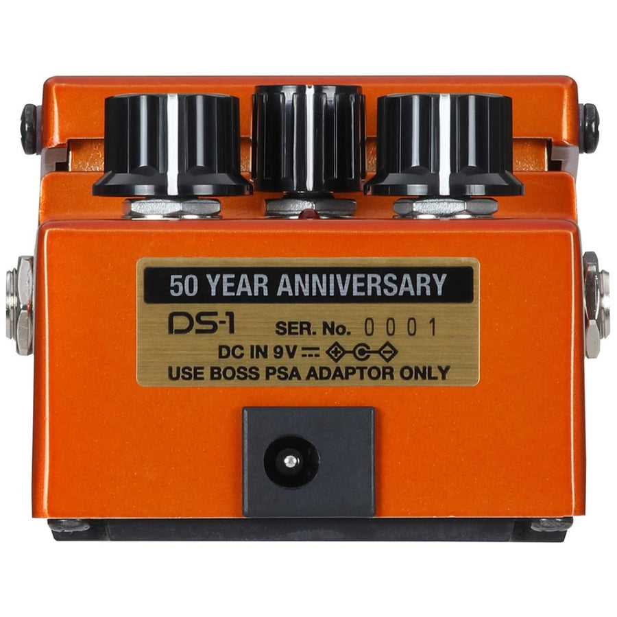 ギター BOSS Distortion DS-1 50th Anniversary Boss LIMITED EDITION DS-1 Distortion Pedal - 50th Anniversary