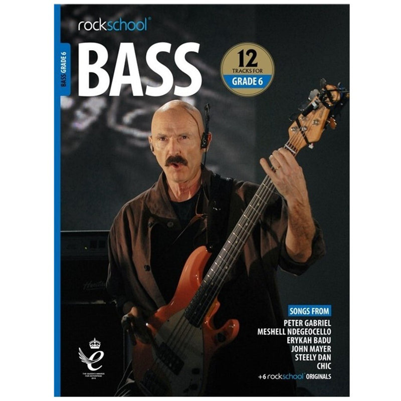 AMEB Rockschool Bass Guitar Grade 6 2018-2024