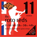 Rotosound R11 Reds Nickel on Steel Electric Guitar String w/ Extra 1st String - 11 - 48
