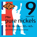 Rotosound PN9 Pure Nickels Electric Guitar Strings - 9 - 42